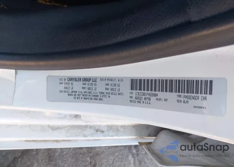 2015 Chrysler 200 S из США, поврежденный, VIN 1C3CCCBB1FN526884